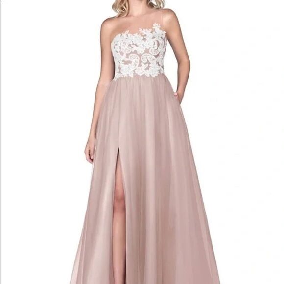 Azazie Noa Dress Wisteria with Men’s Matching Vest and Tie - Picture 12 of 15